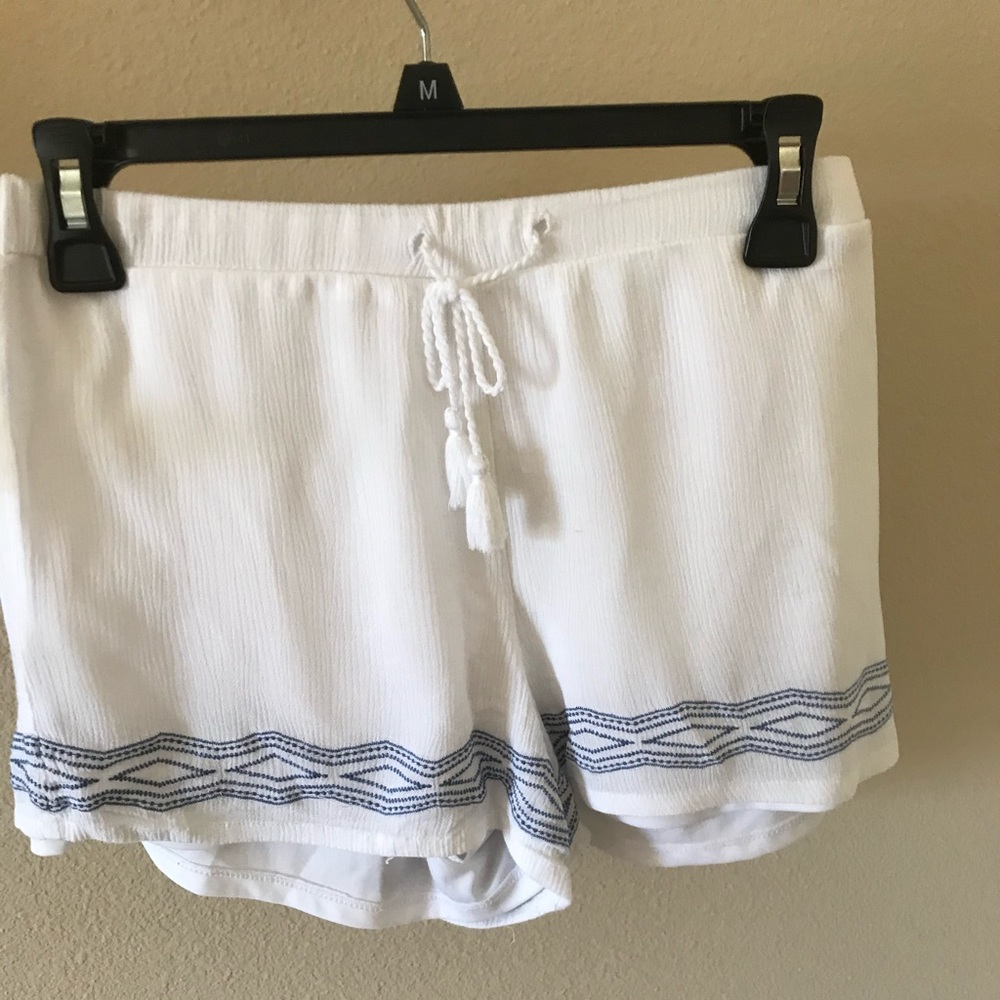 flowy beach shorts